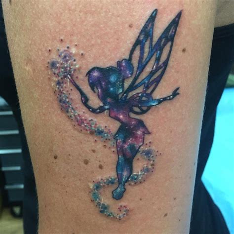 tinkerbell tattoos with fairy dust.